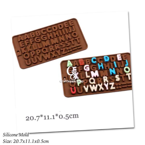 Alphabet Silicone Mould