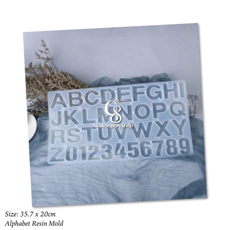 Alphabet and Number resin Mold (3) Alphabet and Number resin Mold