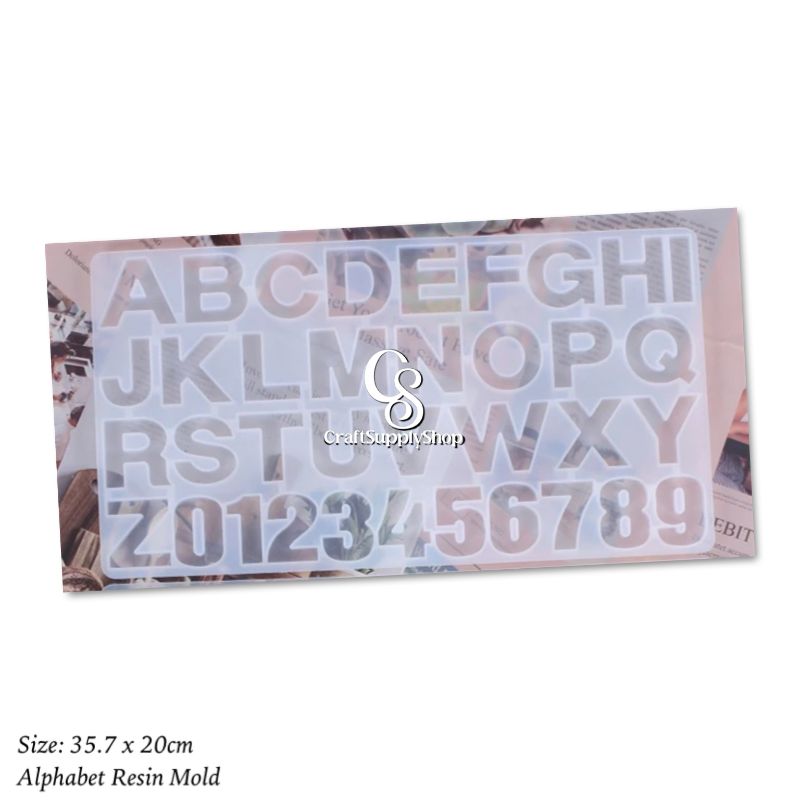 Alphabet and Number resin Mold (4) Alphabet and Number resin Mold