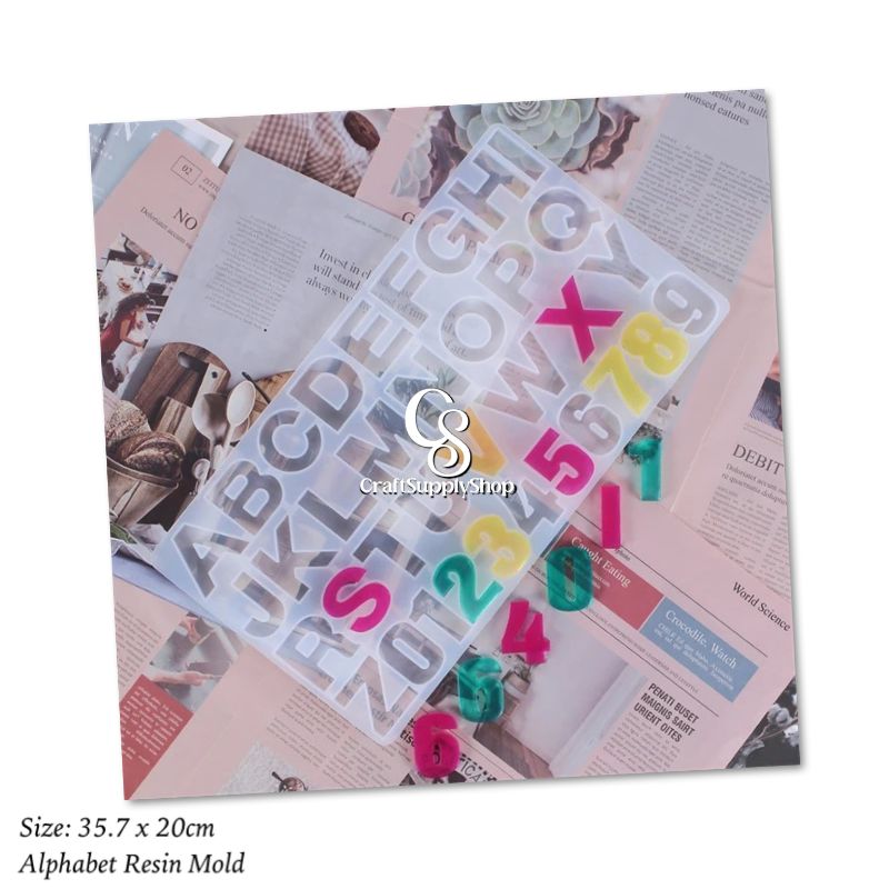 Alphabet and Number resin Mold (5) Alphabet and Number resin Mold