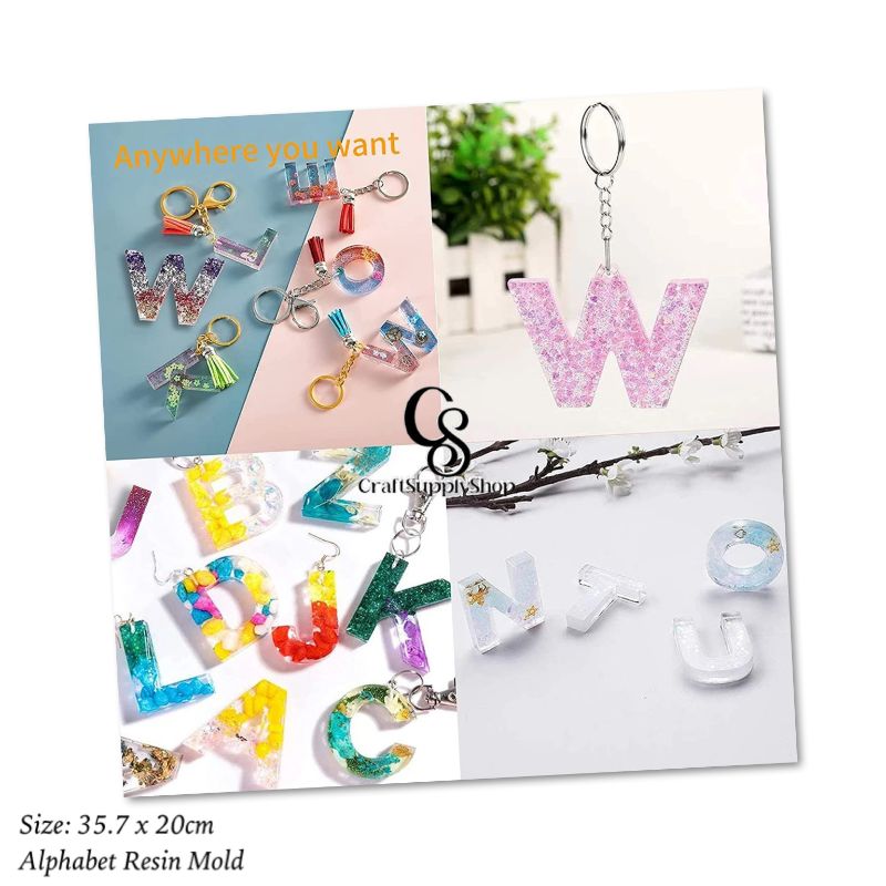 Alphabet and Number resin Mold (9) Alphabet and Number resin Mold