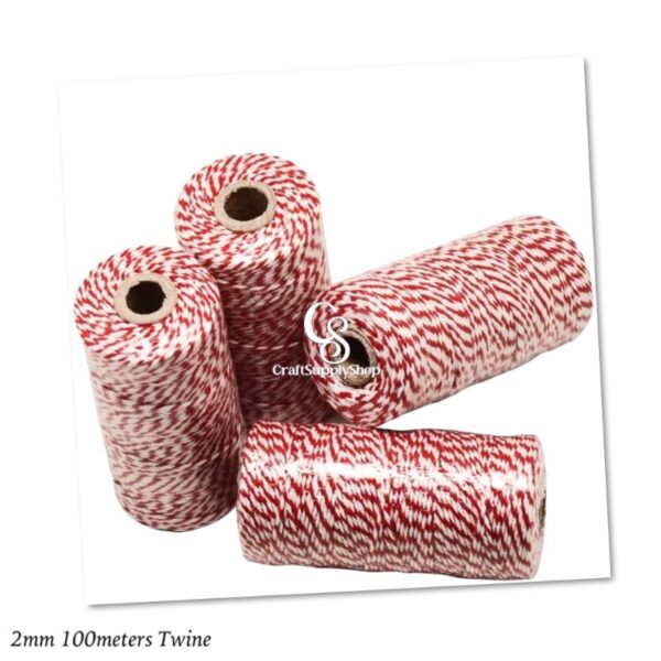 Red & White Bakers Twine