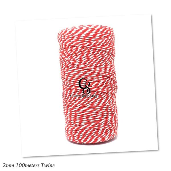 Red & White Bakers Twine