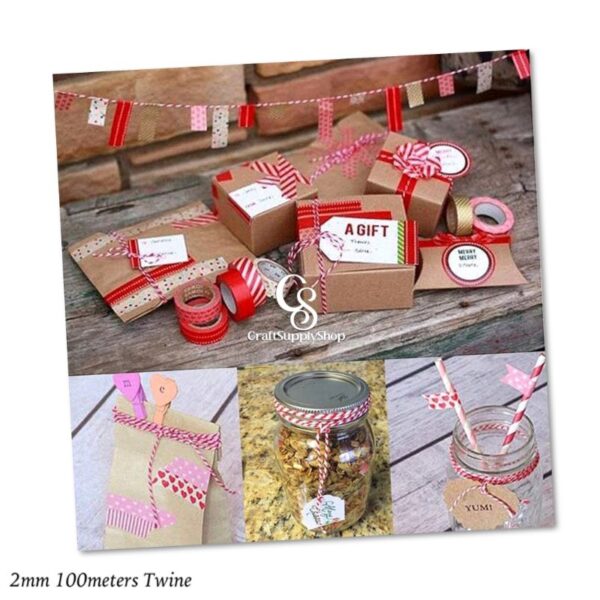 Red & White Bakers Twine