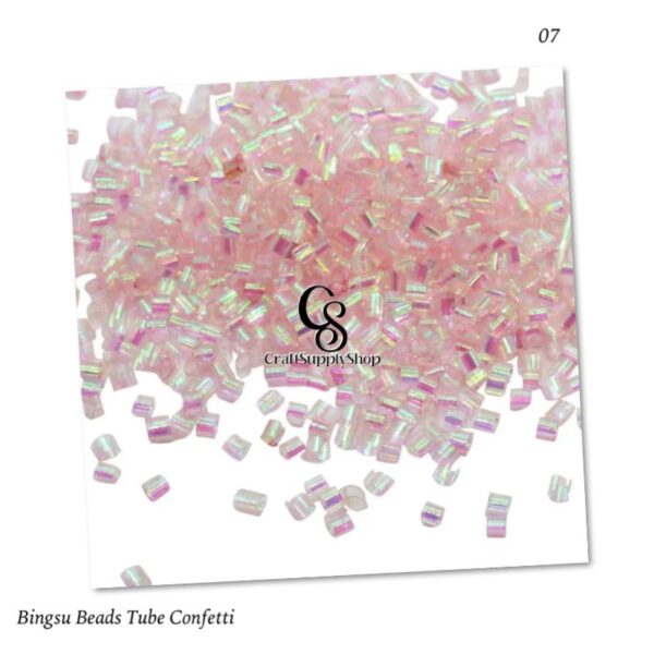 Bingsu Beads Tube Straw Confetti