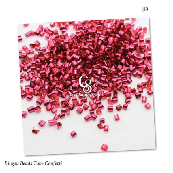 Bingsu Beads Tube Straw Confetti