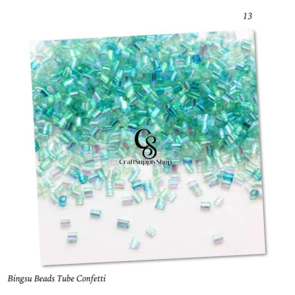 Bingsu Beads Tube Straw Confetti