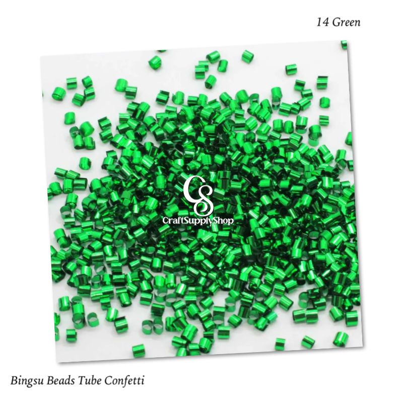 Bingsu Beads Tube Straw Confetti