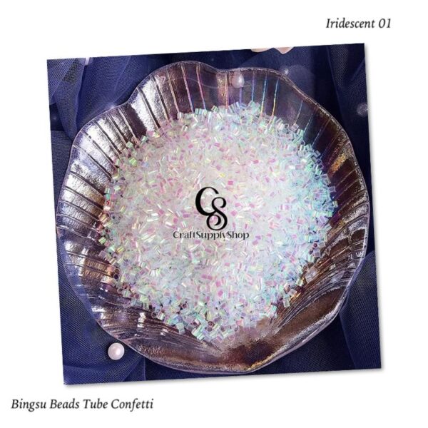 Bingsu Beads Tube Straw Confetti