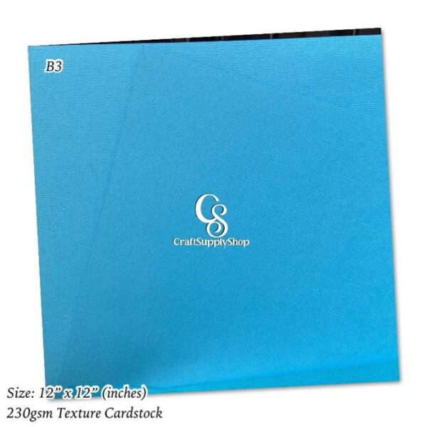 Blue textured cardstock 230gsm