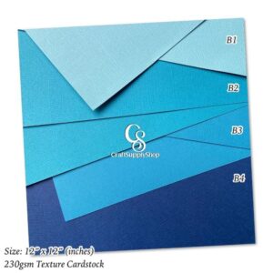 Blue textured cardstock 230gsm