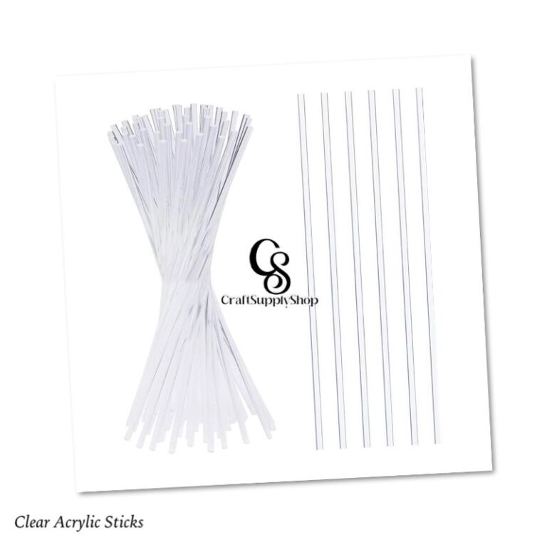Clear Acrylic Sticks CraftSupplyHQ