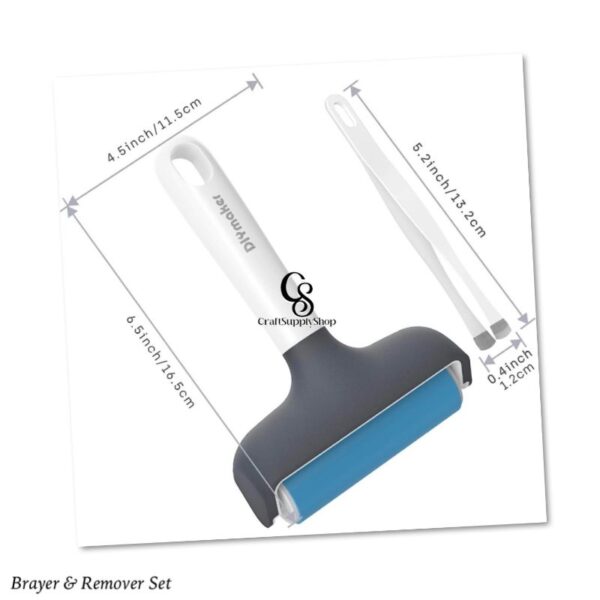 DIYmaker Brayer & Tweezer Set