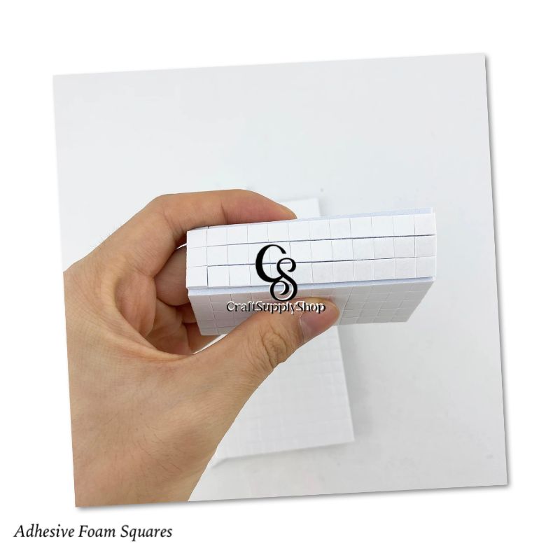 Die-cut 3mm Coloured Foam Adhesive Tape (8) 3mm Coloured Double sided Adhesive Foam Squares