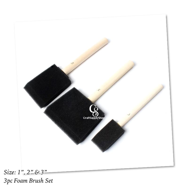 Foam Brush Set (4) Foam Brush Set