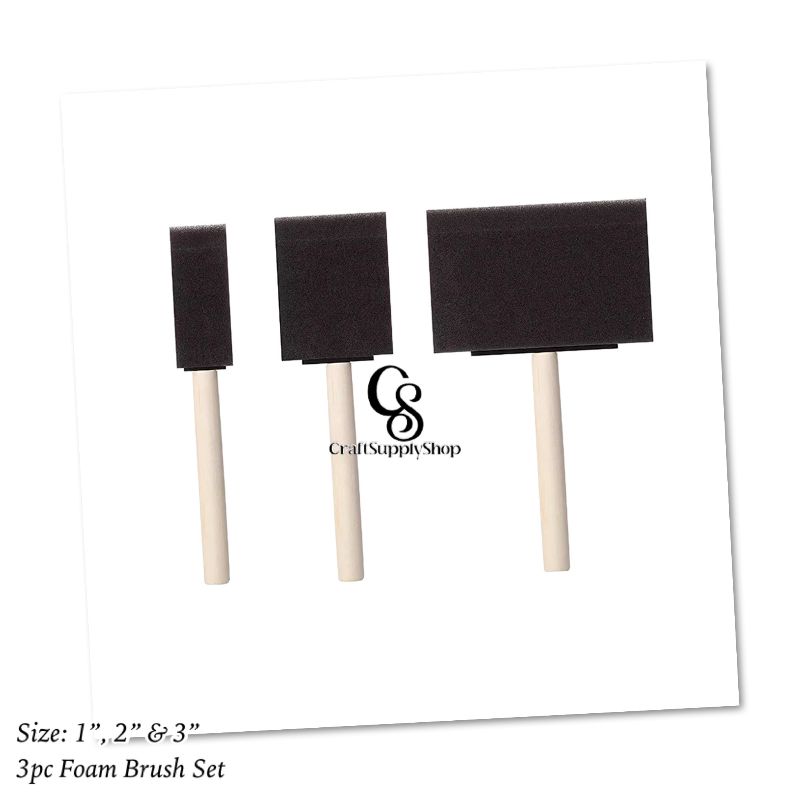 Foam Brush Set (6) Foam Brush Set