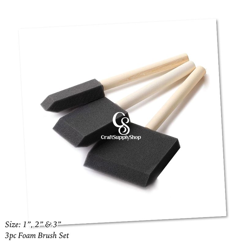 Foam Brush Set (7) Foam Brush Set