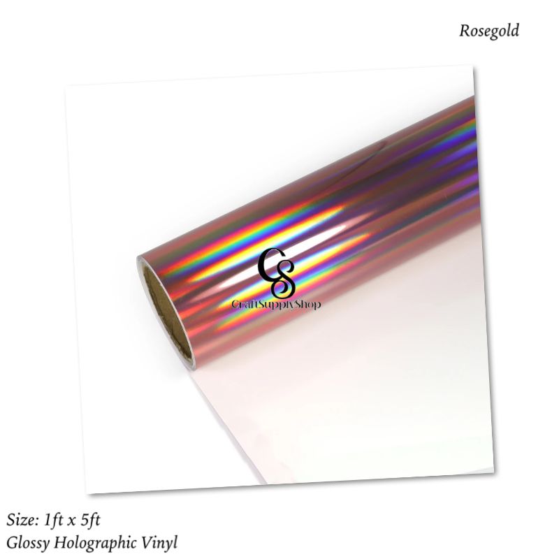 Glossy RAINBOW Holographic Vinyl