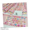 Heart Mixed Shape Iridescent Pearl Stickers