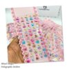 Heart Mixed Shape Iridescent Pearl Stickers