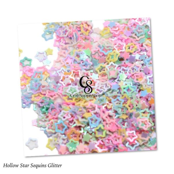 Hollow Star Sequins Glitter