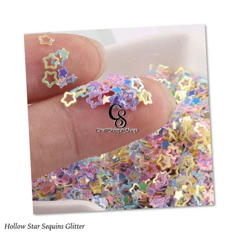 Hollow Star Sequins Glitter (3) Hollow Star Sequins Glitter