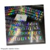 Holographic Vinyl Alphabet Stickers