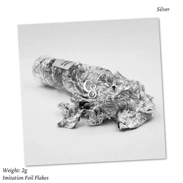 Imitation Foil Flakes - Gold Silver Rosegold