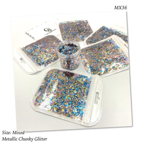 MX36 Metallic Chunky glitter