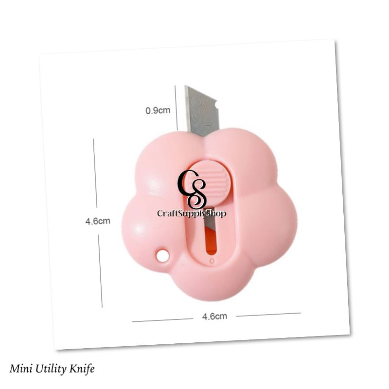 Mini Utility Knife - Flower Shape (4) Mini Utility Knife - Flower Shape