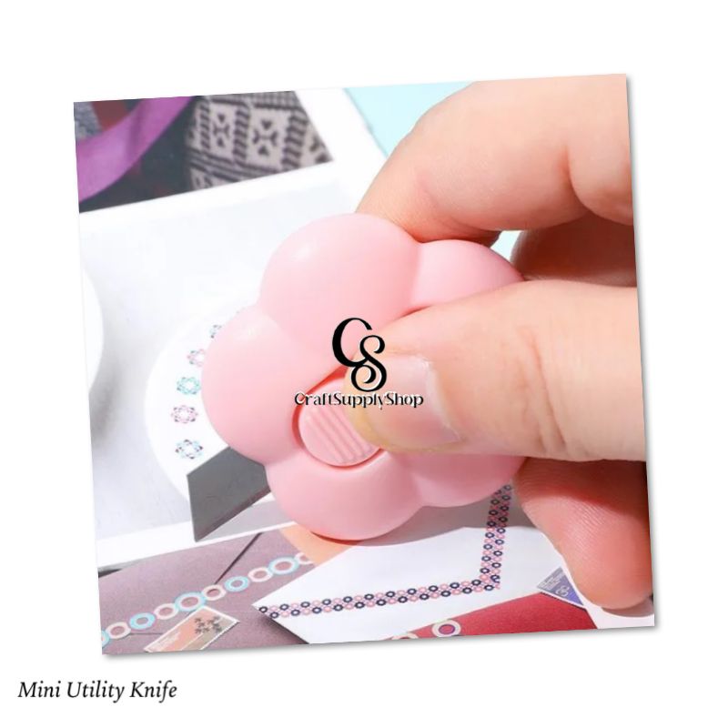 Mini Utility Knife - Flower Shape (5) Mini Utility Knife - Flower Shape