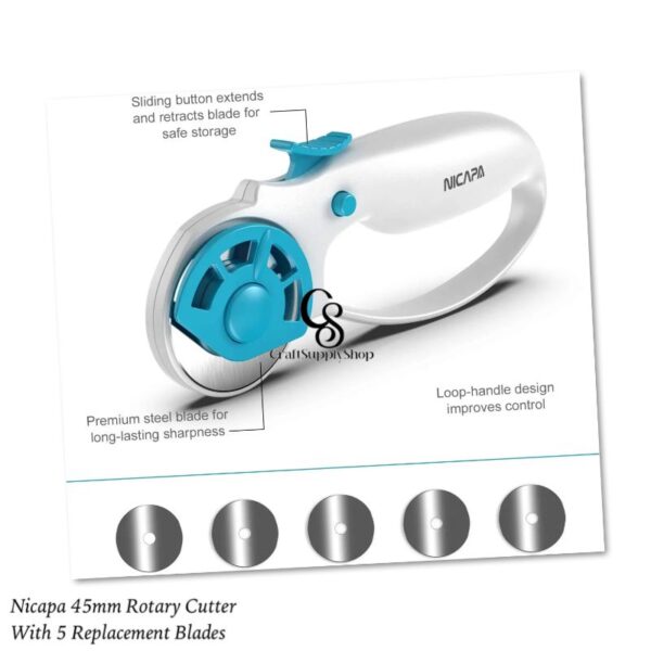 Nicapa 45mm Rotary Cutter