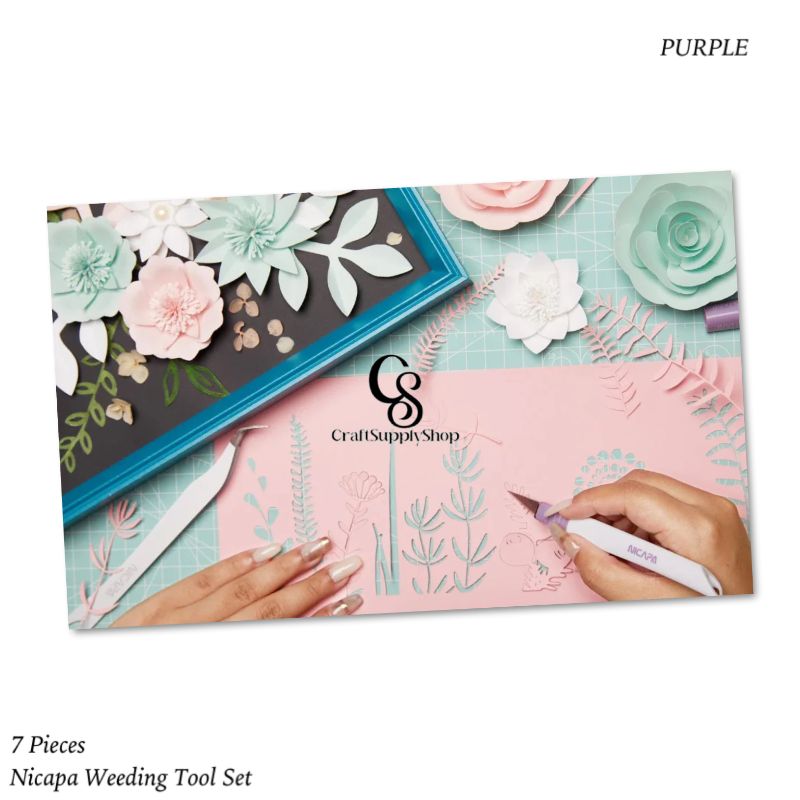 Nicapa Basic Weeding Tool Set – Purple (3) Nicapa Basic Weeding Tool Set - Purple