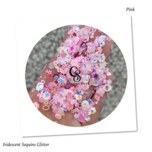 Opal Iridescent Sequins Glitter Mix