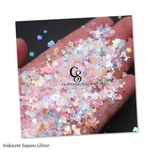 Opal Iridescent Sequins Glitter Mix