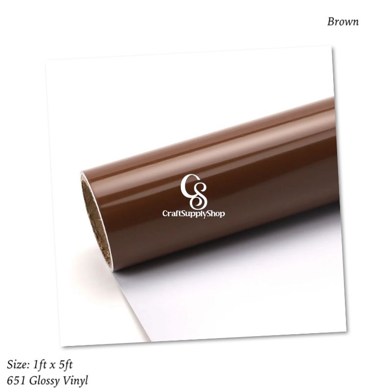Oracal 651 Permanent Glossy Vinyl – Brown (3) Oracal 651 Permanent Glossy Vinyl