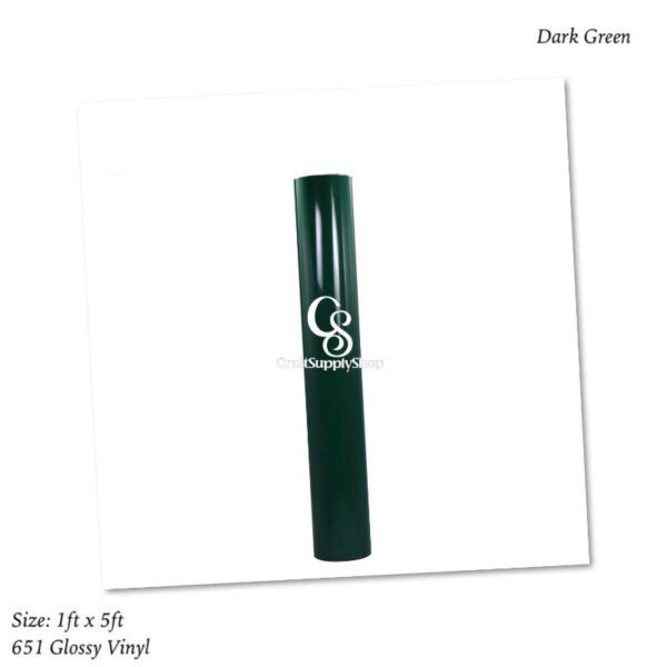 Oracal 651 Permanent Glossy Vinyl - Dark Green