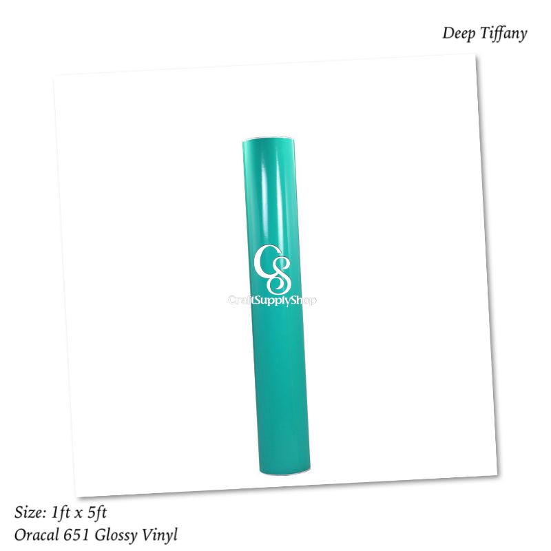 Oracal 651 Permanent Glossy Vinyl - Deep Tiffany