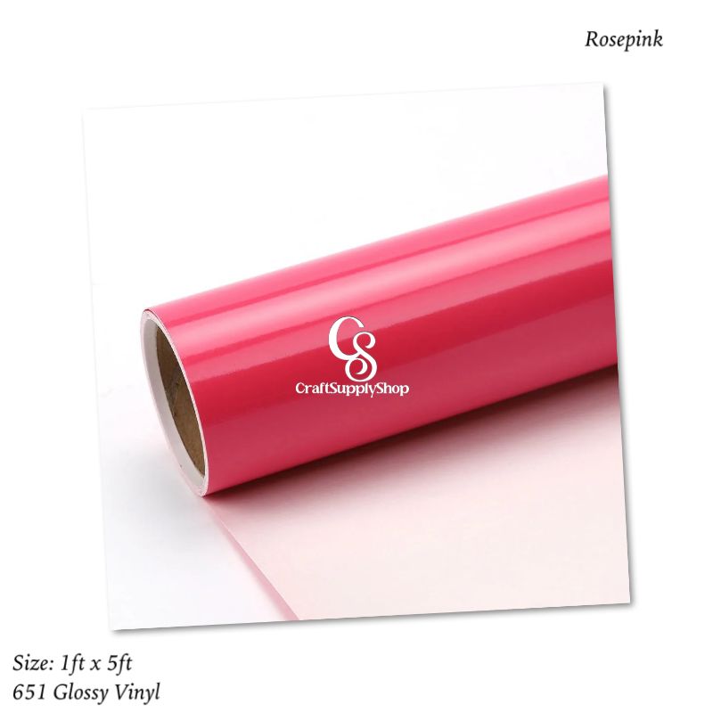 Oracal 651 Permanent Glossy Vinyl - Rosepink (1) Oracal 651 Permanent Glossy Vinyl