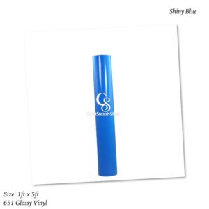 Oracal 651 Permanent Glossy Vinyl - Shiny Blue