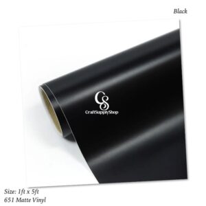 Oracal 651 Permanent Matte Vinyl - Black