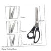 Pinking shears Triangle tooth ZigZag Scissors