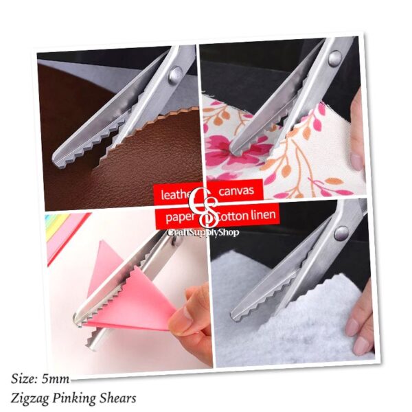 Pinking shears Triangle tooth ZigZag Scissors