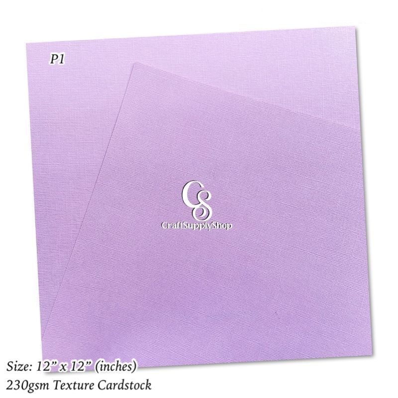 Purple textured cardstock 230gsm