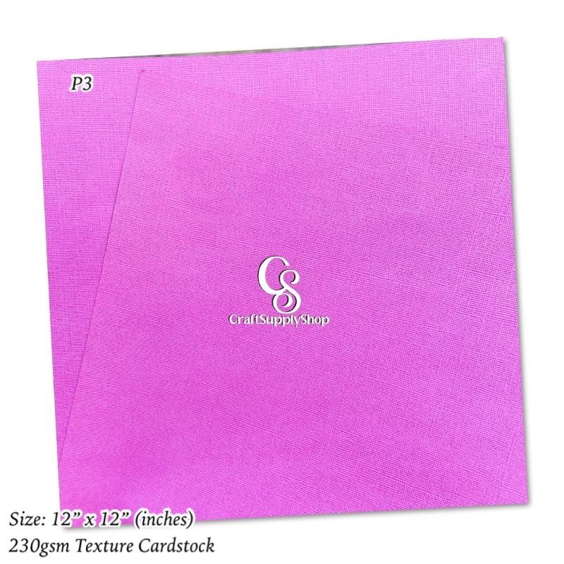 Purple textured cardstock 230gsm