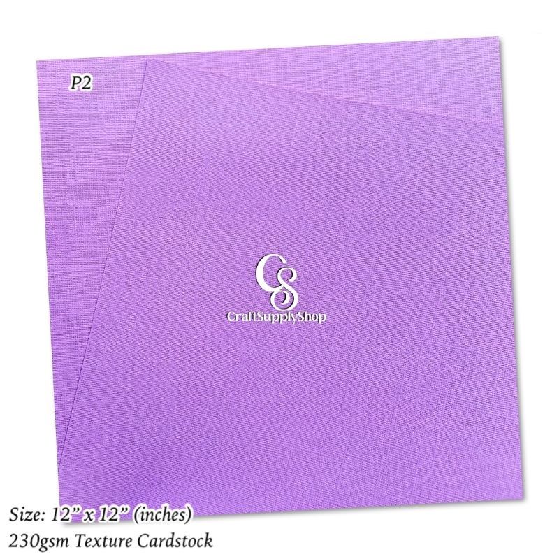 urple textured cardstock 230gsm