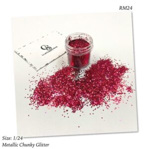 RM24 RED Chunky glitter