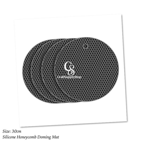 Round Grey Silicone Resin Doming Mat - 30cm