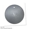 Round Grey Silicone Resin Doming Mat - 30cm