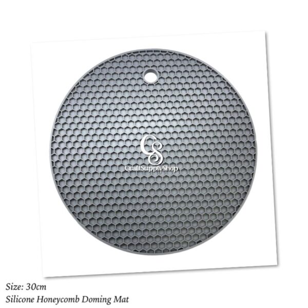 Round Grey Silicone Resin Doming Mat - 30cm